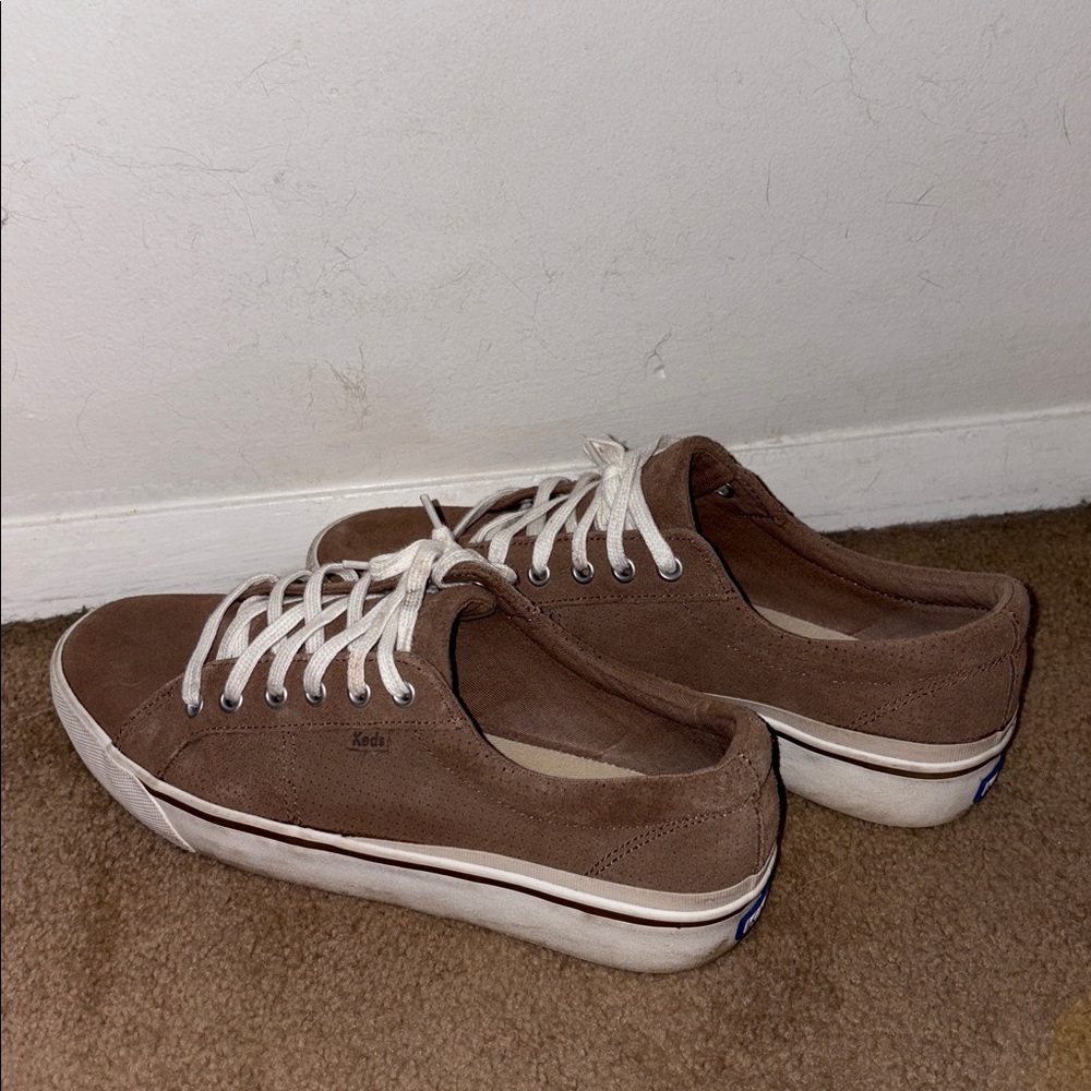 Keds Brown Sneakers with White Laces